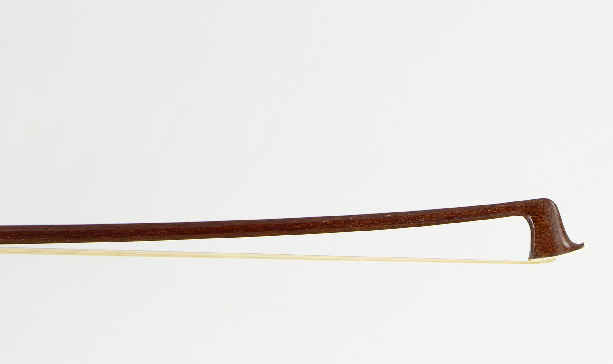 Vintage Ivory Frog Silver Mounted Violin Bow by Frz. Meier