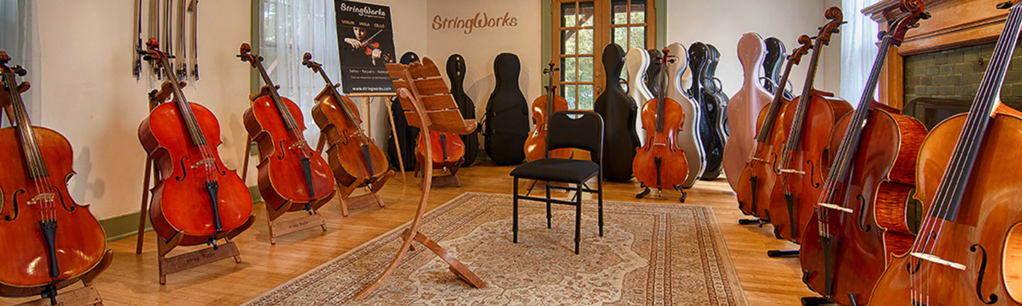 Stejl komplet leder Buy High Quality Violas Cellos & Violins for Sale Online | StringWorks