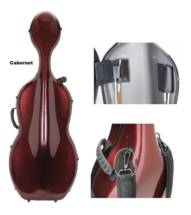 Carbon Fiber Cello Case - FEATHERWEIGHT!