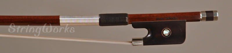 John Brasil Cello Bow - Nickel Mounted