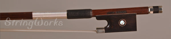 John Brasil Violin Bow - Nickel Mounted